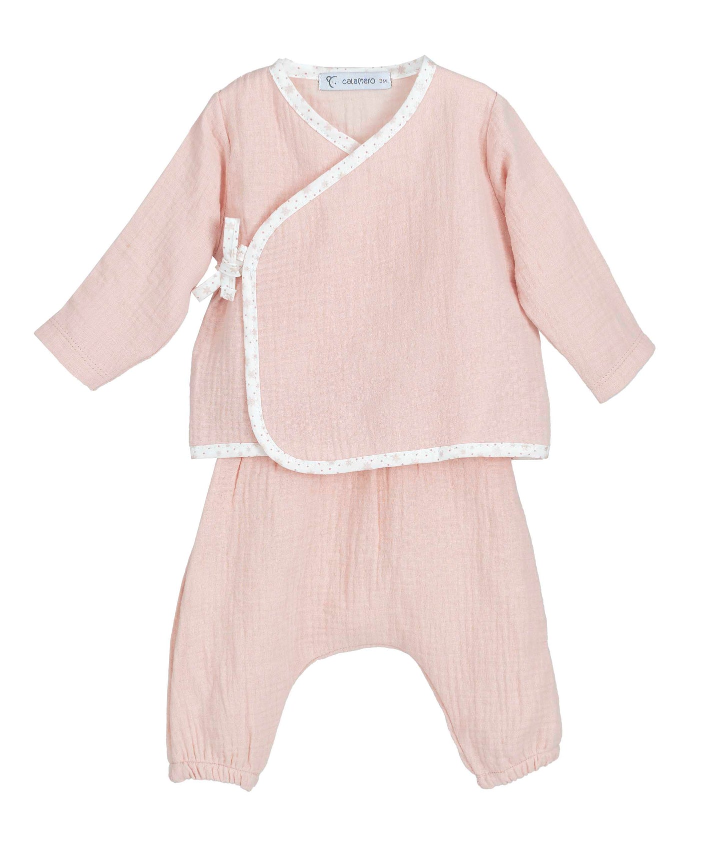 Pack recién nacido Soft 4 piezas jubón, polaina, babero y manoplas | Colección Verano 2026