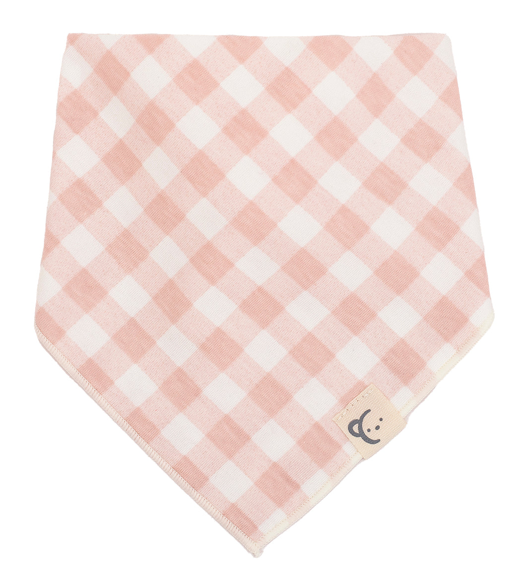 Pack 2 Baberos Pico Vichy 🍭 100% algodón | Calamaro | Rosa, Mint y Celeste