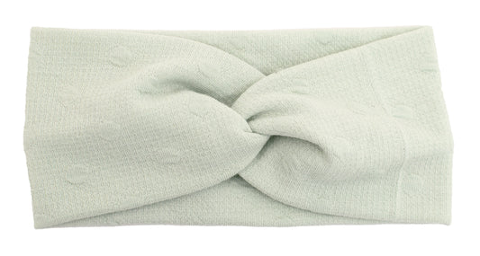 Turbante Burán Mint Calamaro | Primera Puesta Recién Nacida 100% Algodón