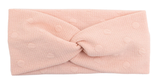 Turbante Burán Rosa Calamaro | Primera Puesta Recién Nacida 100% Algodón