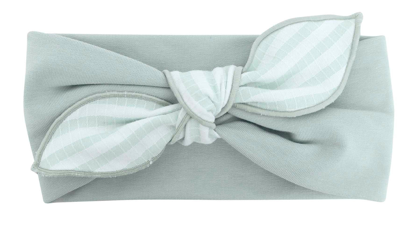 Lazo con pinza y turbante bebé Bundi Calamaro rosa o mint