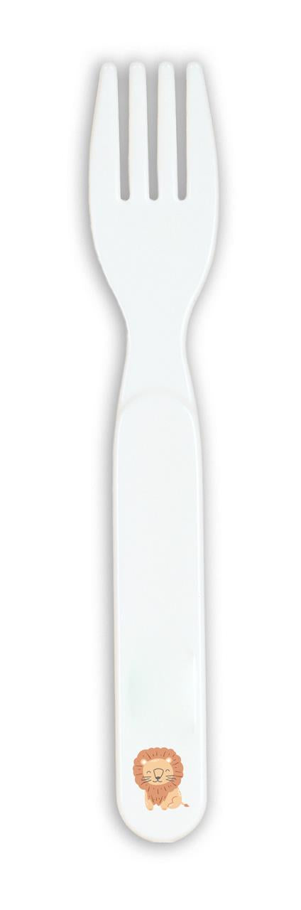 Set vajilla infantil 5 piezas Safta León – Plato, bol, vaso, cuchara y tenedor