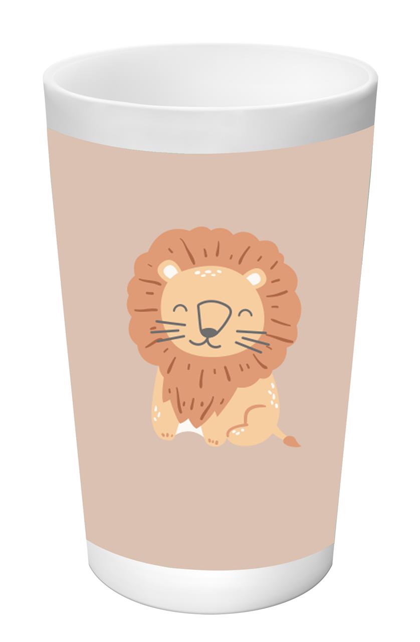 Set vajilla infantil 5 piezas Safta León – Plato, bol, vaso, cuchara y tenedor