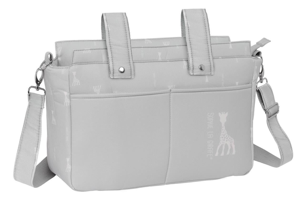 Bolso Adaptable Carrito Bebé Sophie la Girafe Mum Reciclado & Repelente 46x26x15 cm