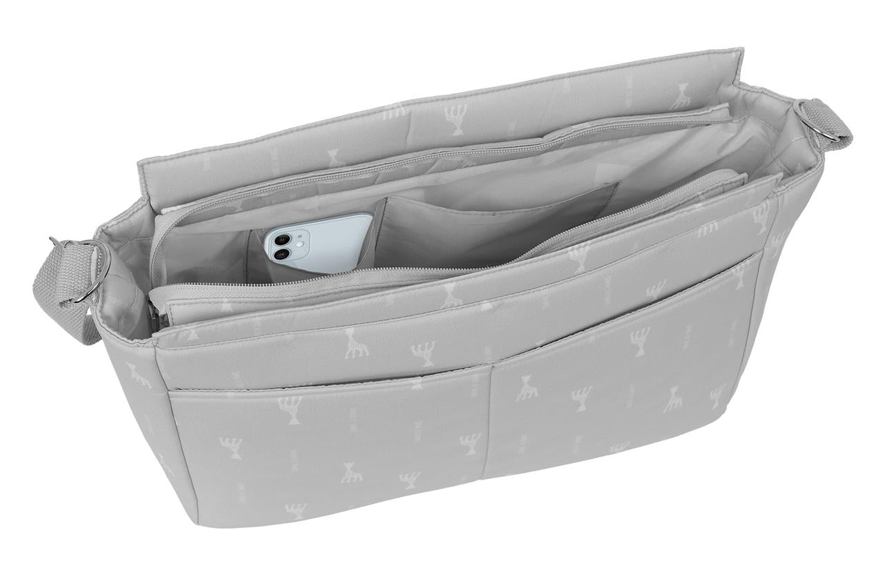 Bolso Adaptable Carrito Bebé Sophie la Girafe Mum Reciclado & Repelente 46x26x15 cm