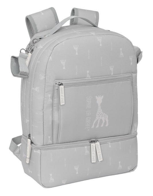 Mochila para carrito y accesorios bebé Sophie la Girafe Mum (30 × 43 × 15 cm) con compartimentos