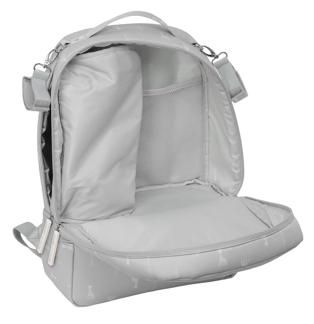 Mochila para carrito y accesorios bebé Sophie la Girafe Mum (30 × 43 × 15 cm) con compartimentos