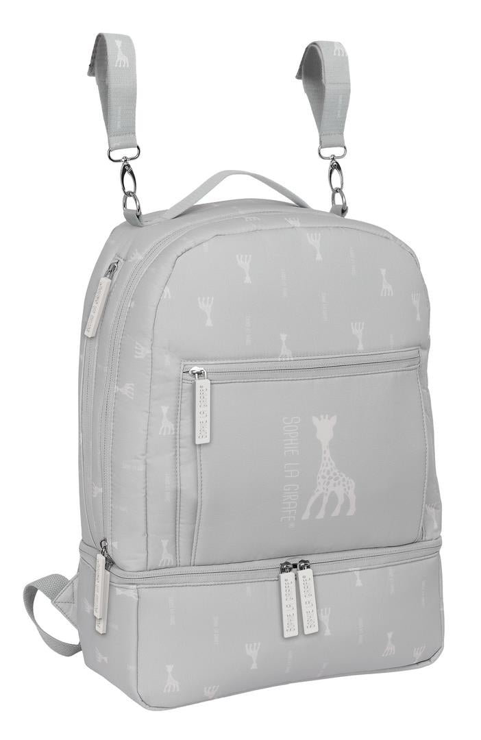 Mochila para carrito y accesorios bebé Sophie la Girafe Mum (30 × 43 × 15 cm) con compartimentos