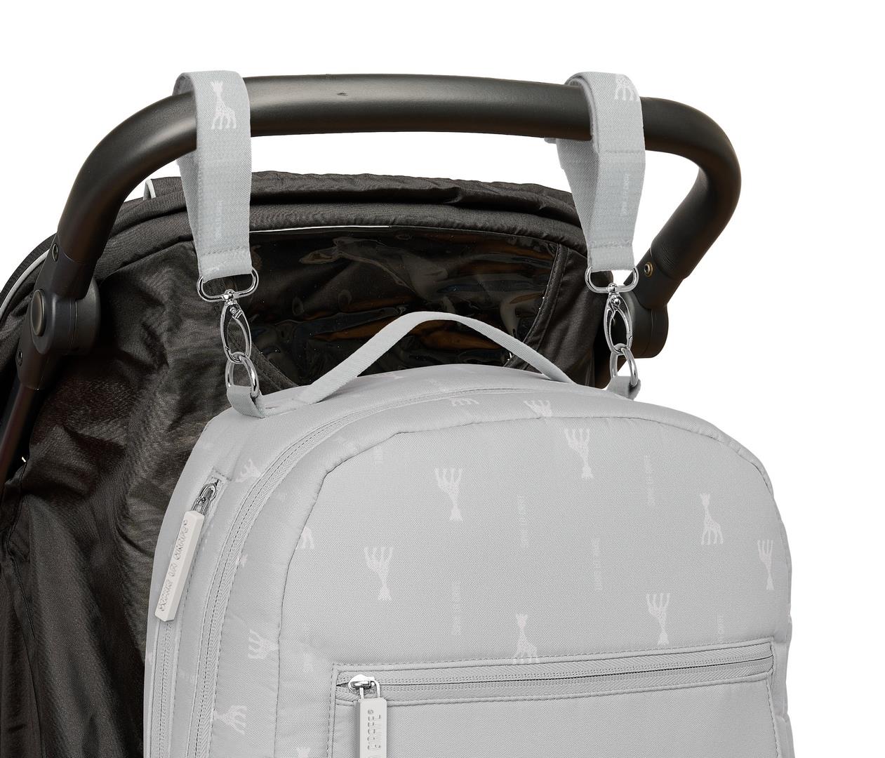 Mochila para carrito y accesorios bebé Sophie la Girafe Mum (30 × 43 × 15 cm) con compartimentos