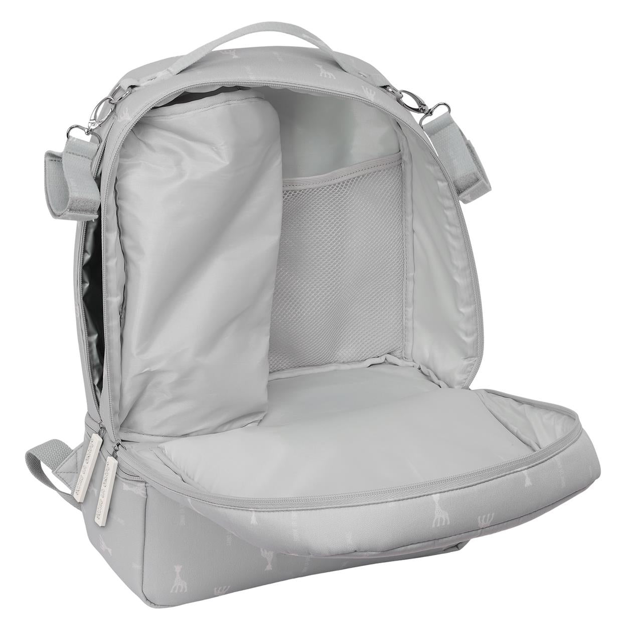 Mochila para carrito y accesorios bebé Sophie la Girafe Mum (30 × 43 × 15 cm) con compartimentos