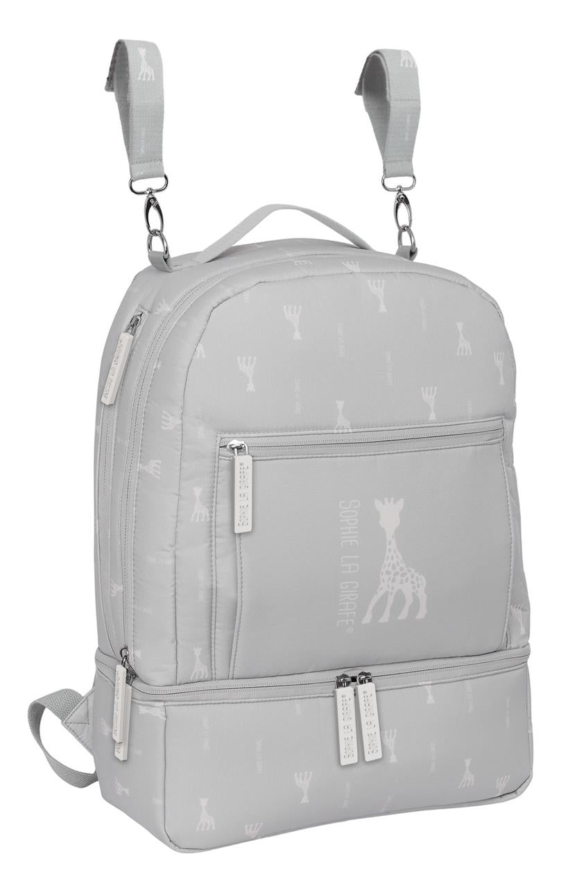 Mochila para carrito y accesorios bebé Sophie la Girafe Mum (30 × 43 × 15 cm) con compartimentos
