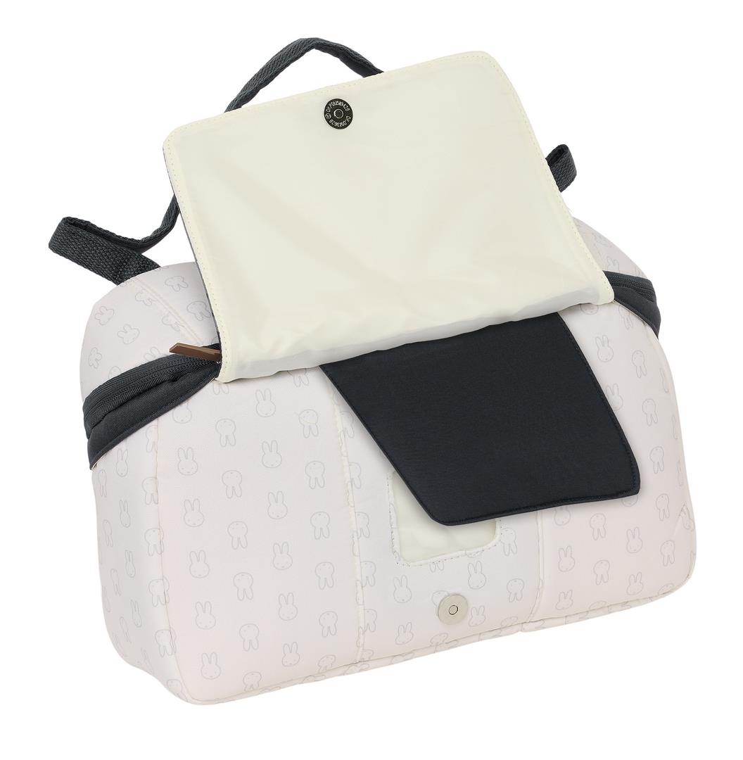 Bolso Adaptable para Carrito de Bebé Miffy Mum Moon Reciclado y Repelente al Agua