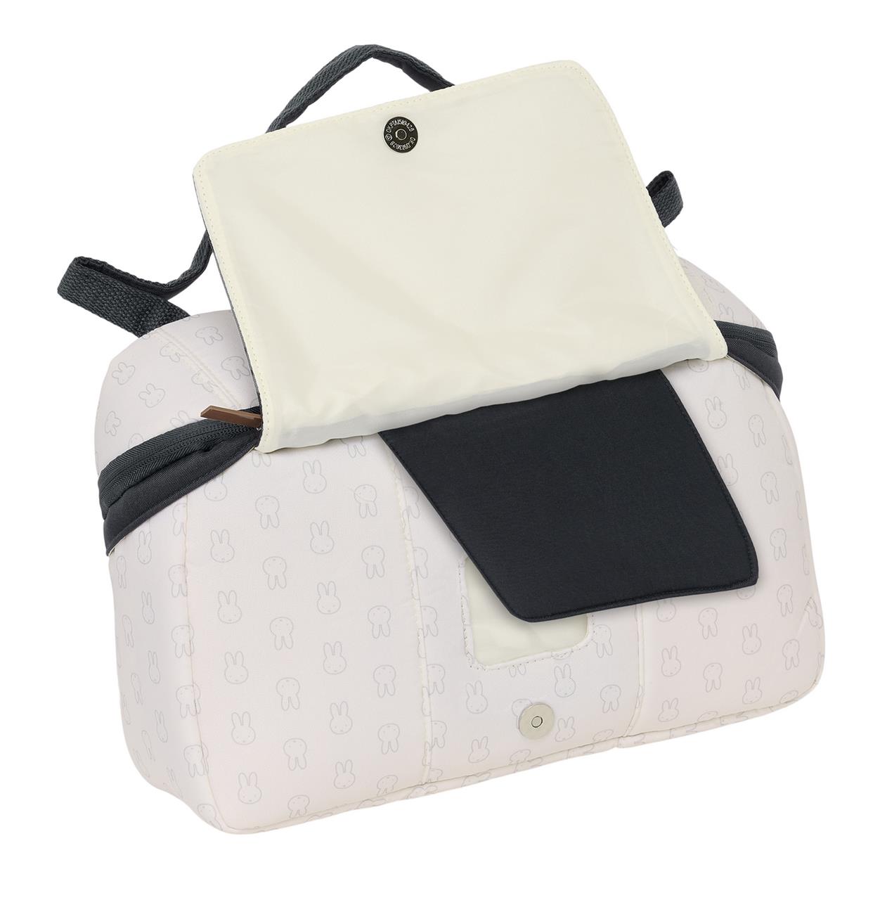 Bolso Adaptable para Carrito de Bebé Miffy Mum Moon Reciclado y Repelente al Agua