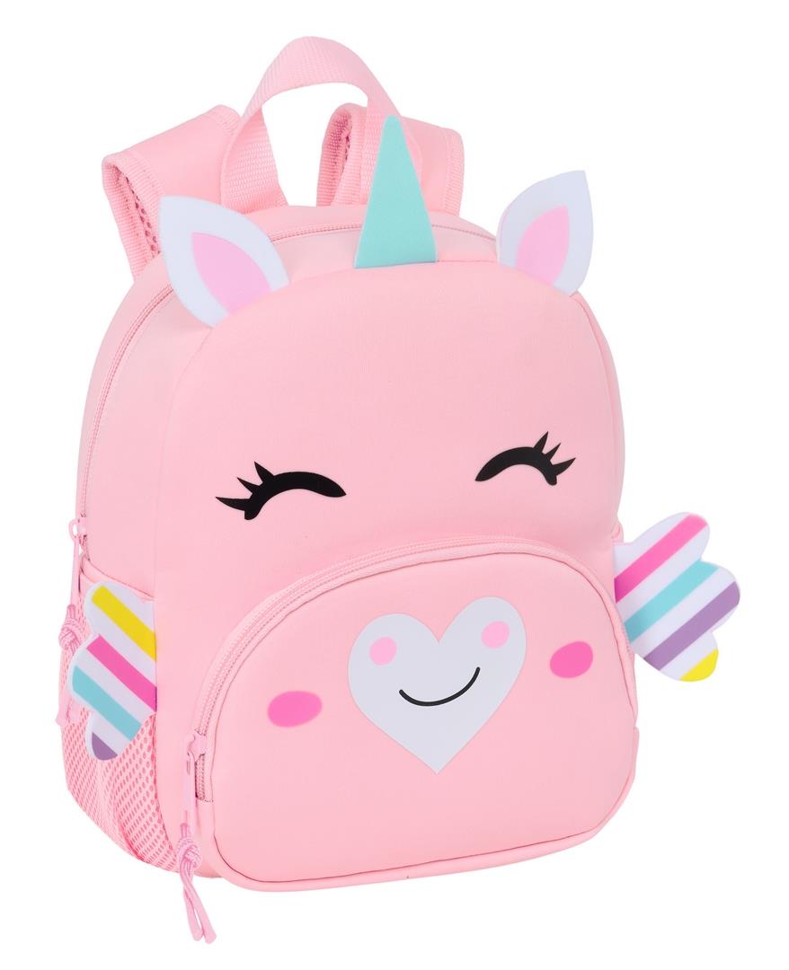 Mochila Infantil de Neopreno Unicornio Rosa
