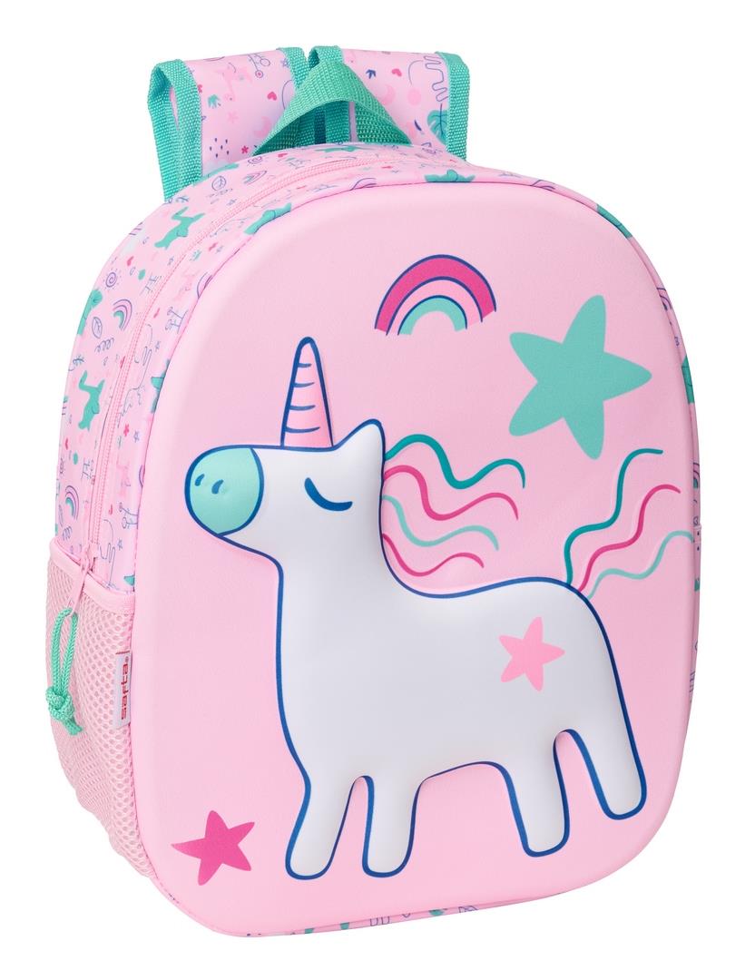 Mochila 3D Safta Unicornio Infantil