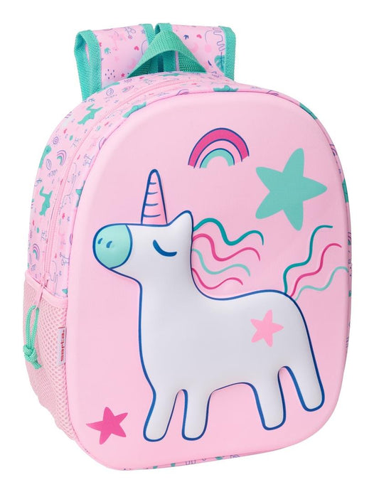 Mochila 3D Safta Unicornio Infantil