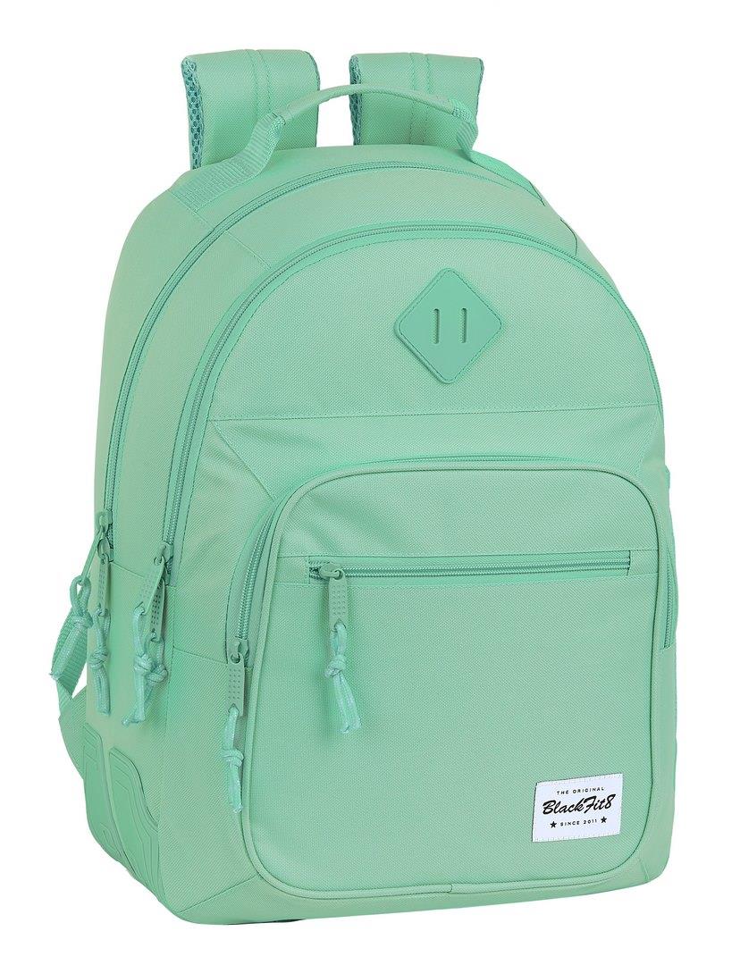 Mochila Doble Adaptable Carro Blackfit8 Turquesa