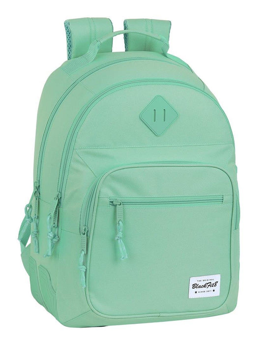 Mochila Doble Adaptable Carro Blackfit8 Turquesa