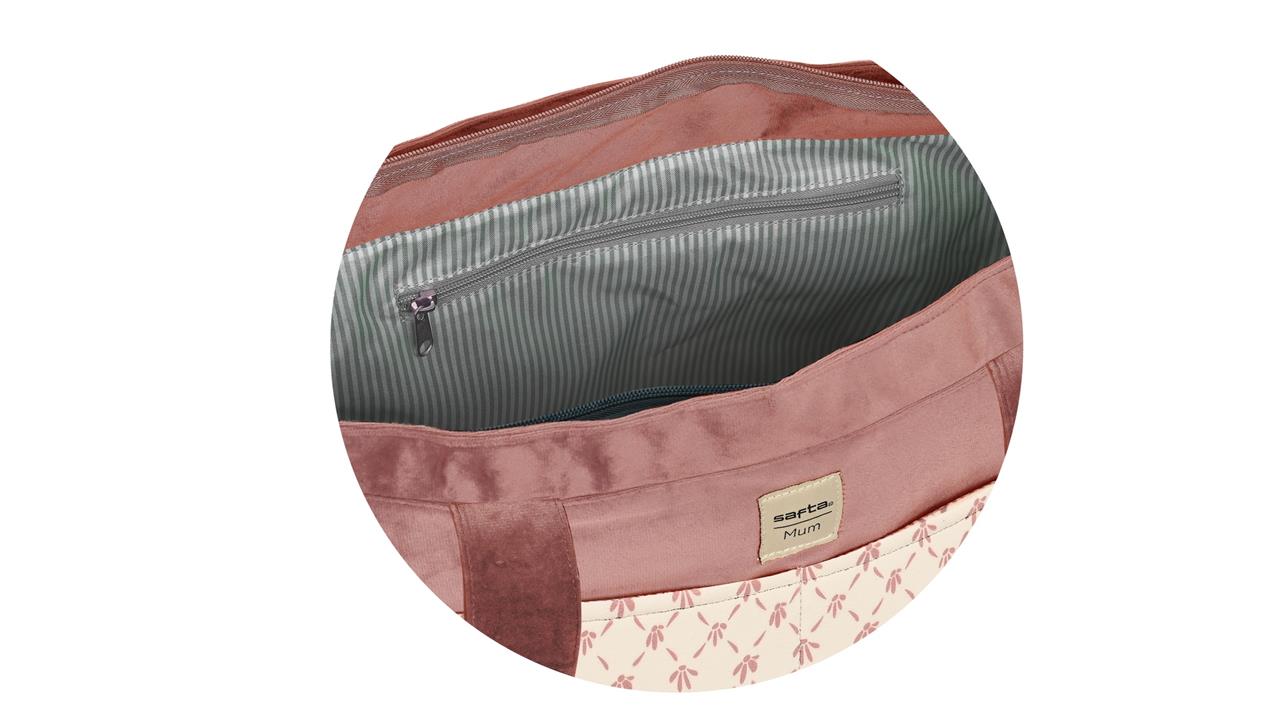 Bolso Adaptable Carrito Bebé Safta Rosa