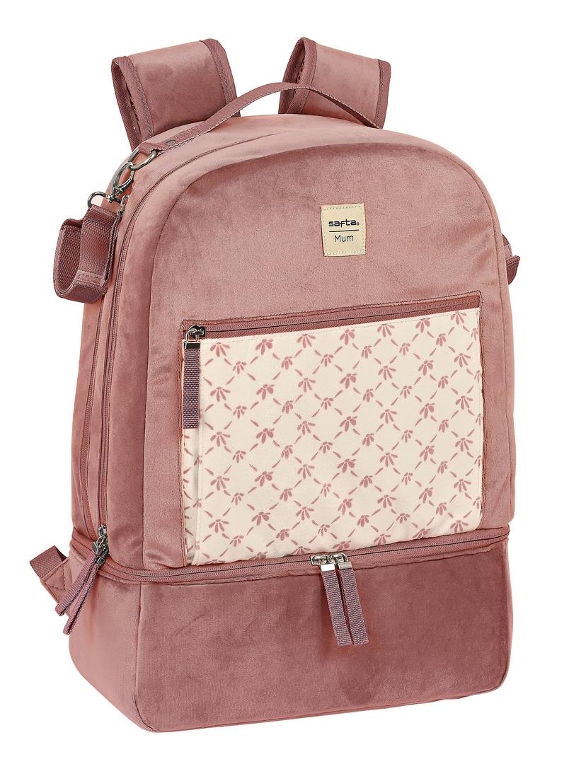 Mochila Accesorios Bebé Safta Rosa