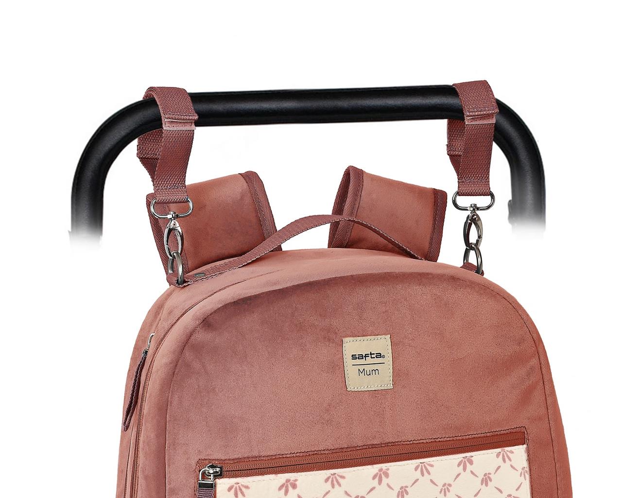 Mochila Accesorios Bebé Safta Rosa