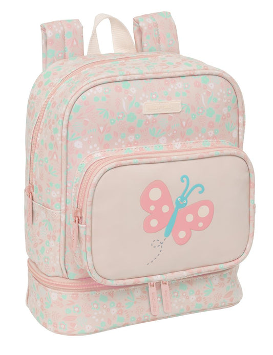Mochila Nevera Guardería Safta Preescolar Mariposa