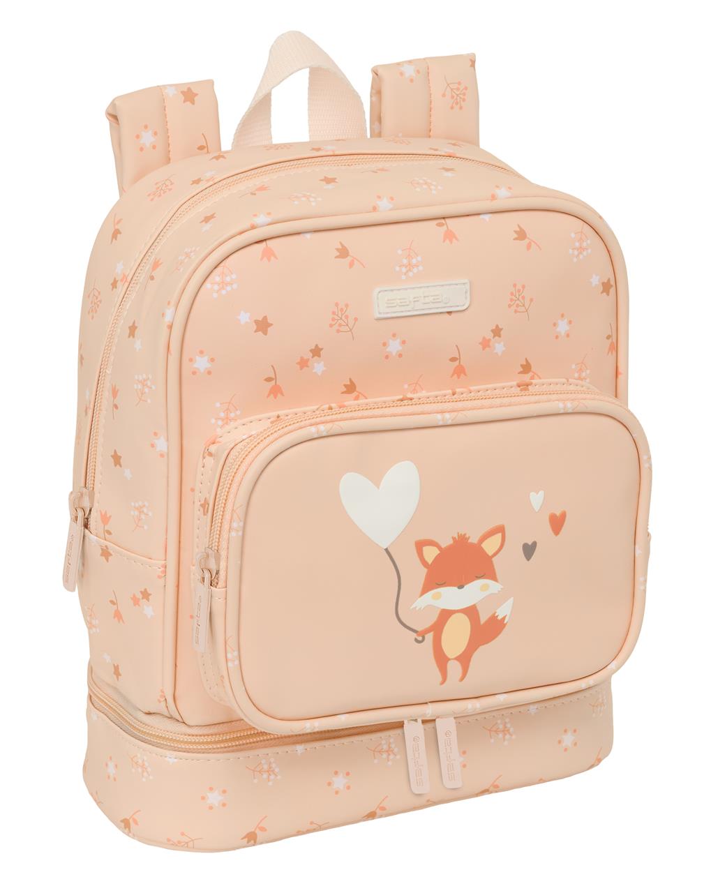Mochila Nevera Guardería Safta Preescolar Flores