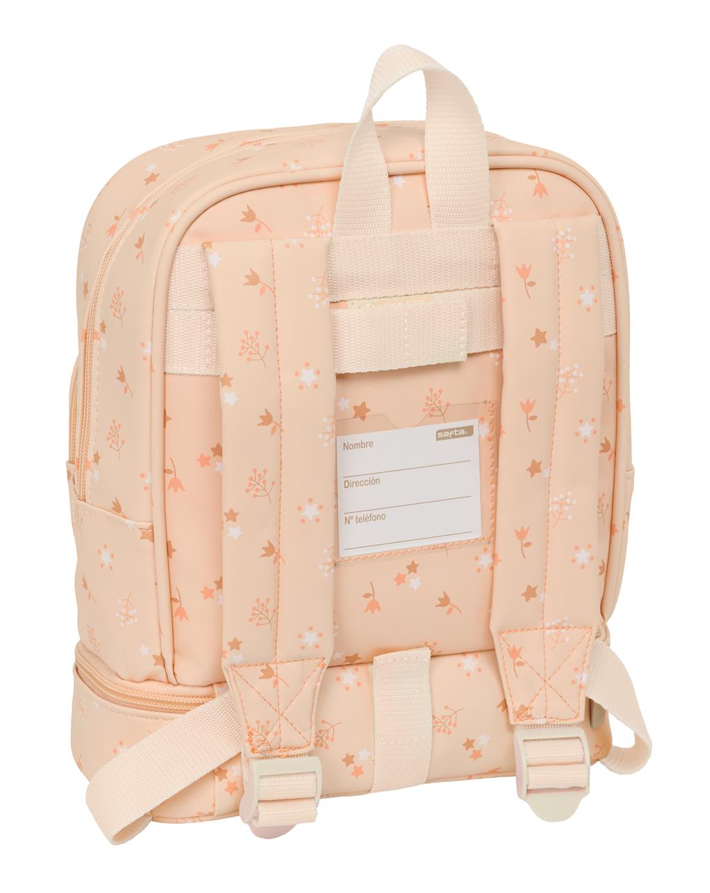 Mochila Nevera Guardería Safta Preescolar Flores