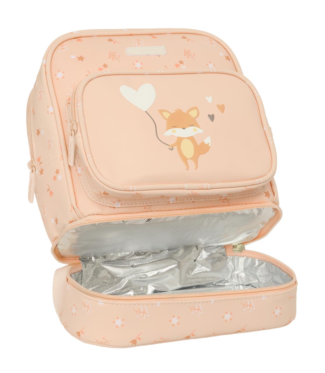 Mochila Nevera Guardería Safta Preescolar Flores