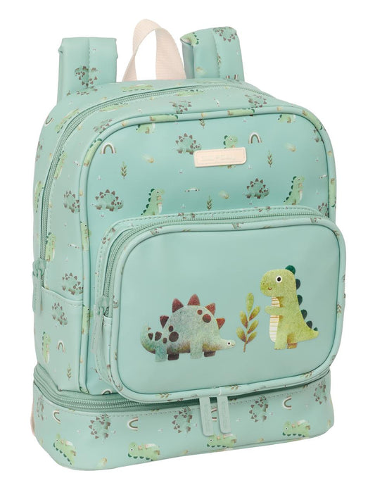 Mochila Nevera Guardería Safta Preescolar Dinos
