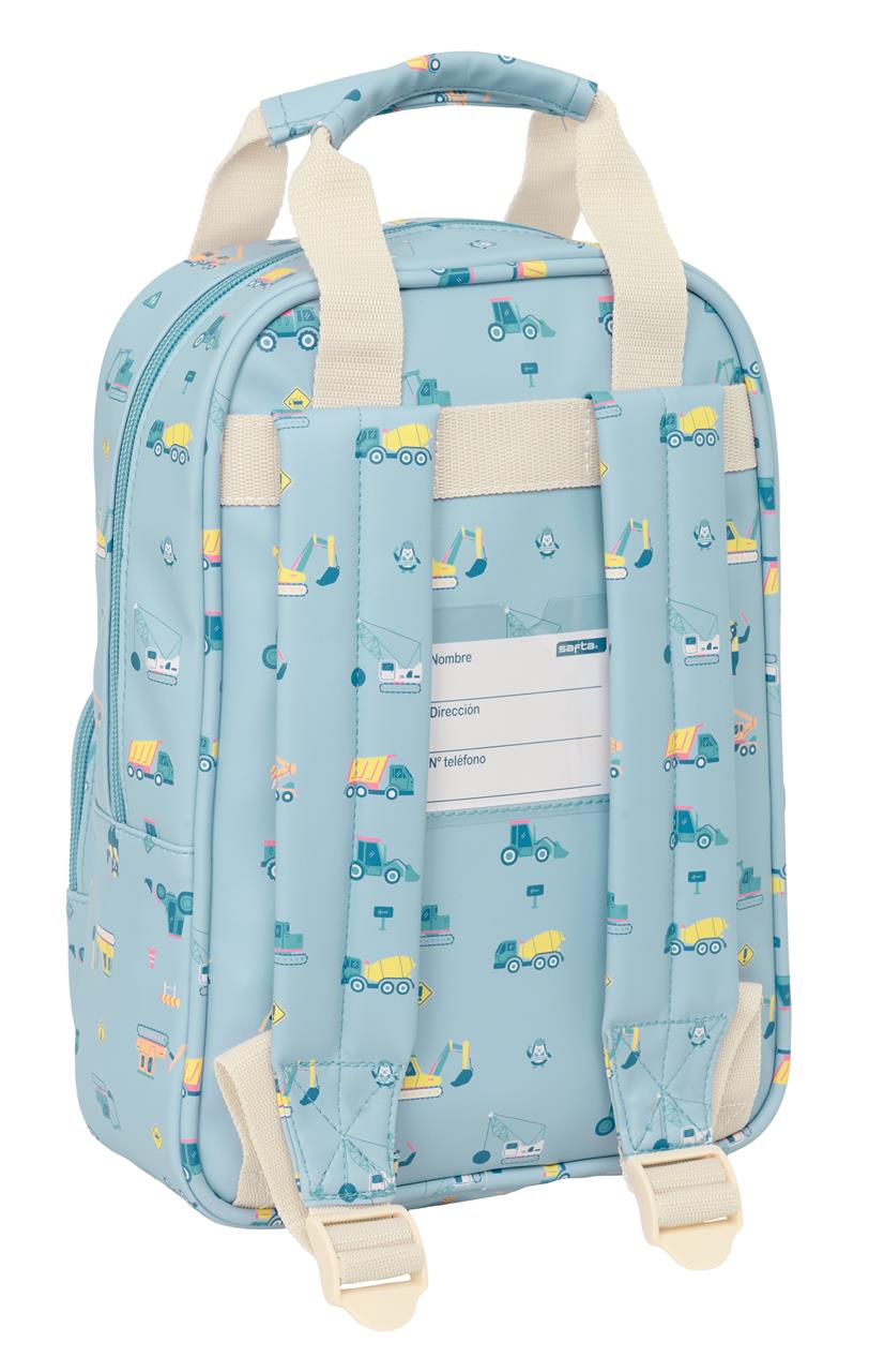 Mochila Infantil con Asas Safta Preescolar Grúas