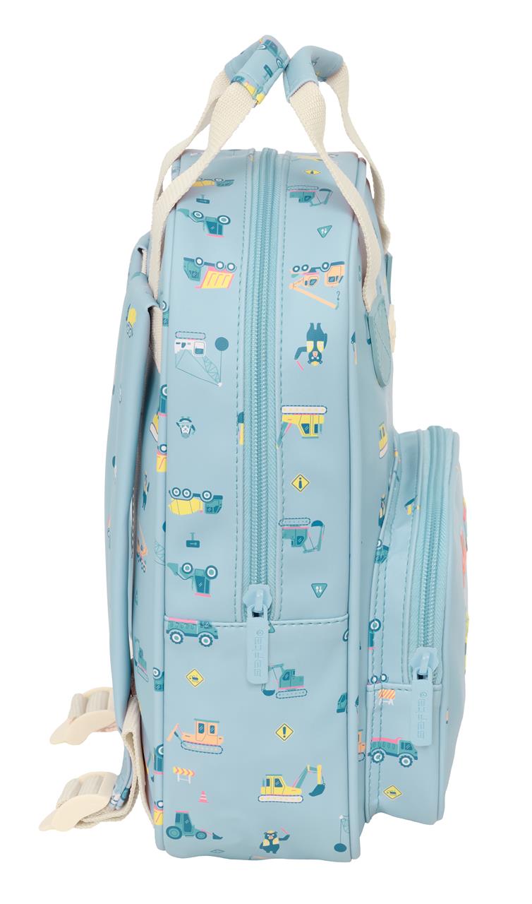 Mochila Infantil con Asas Safta Preescolar Grúas