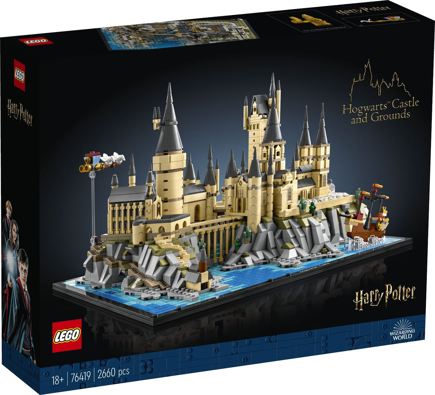 LEGO HARRY POTTER CASTILLO Y TERRENOS DE HOGWARTS