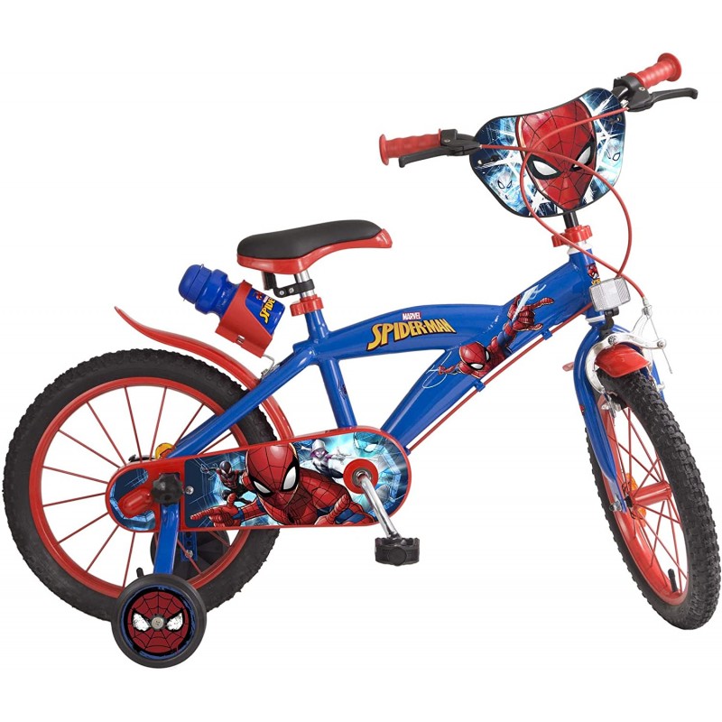 Bicicleta 16 pulgadas Spiderman para niños +5 años TOIMSA