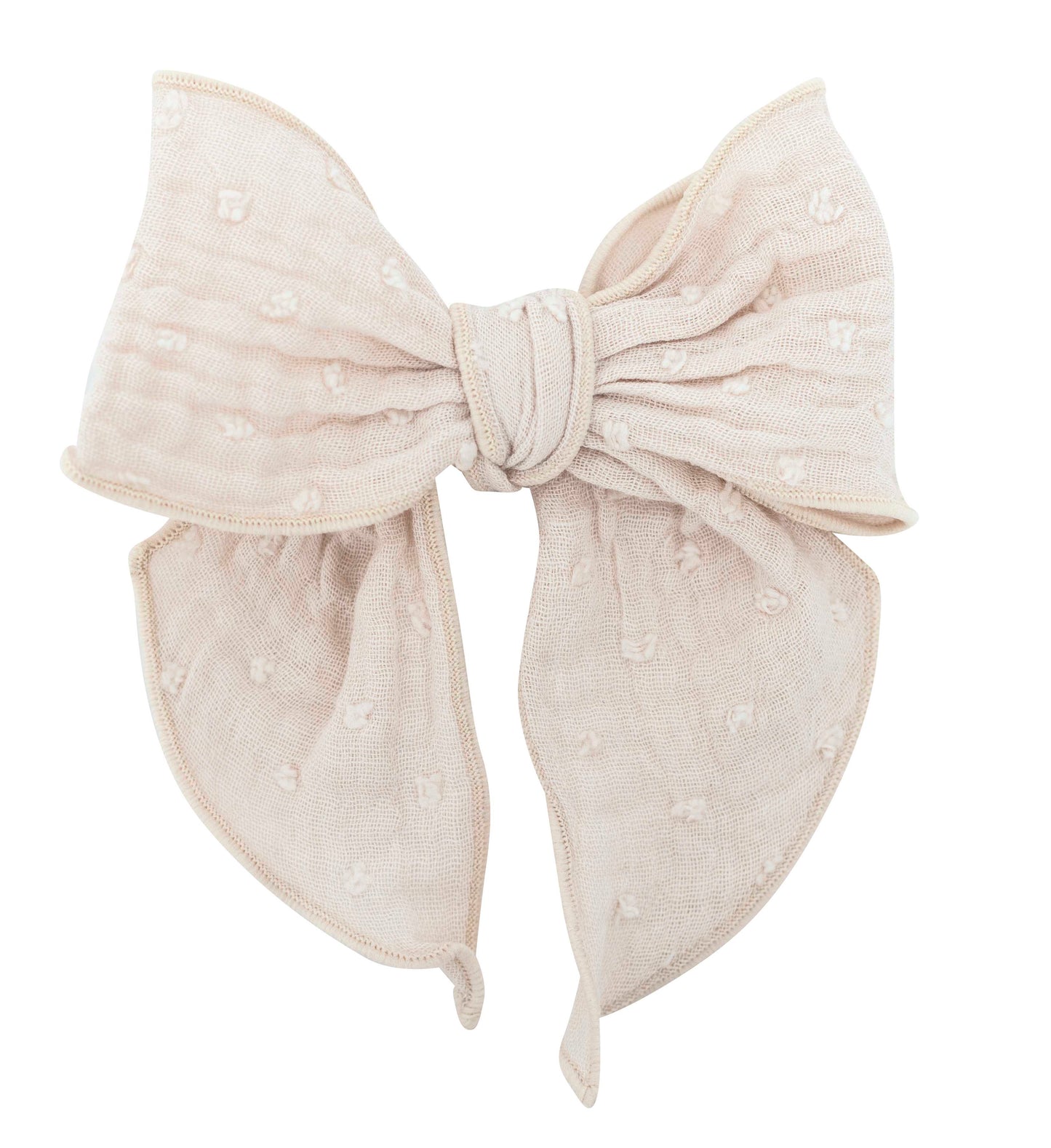 Lazo para el pelo infantil Atari Calamaro | Blanco, arena, coral y mint