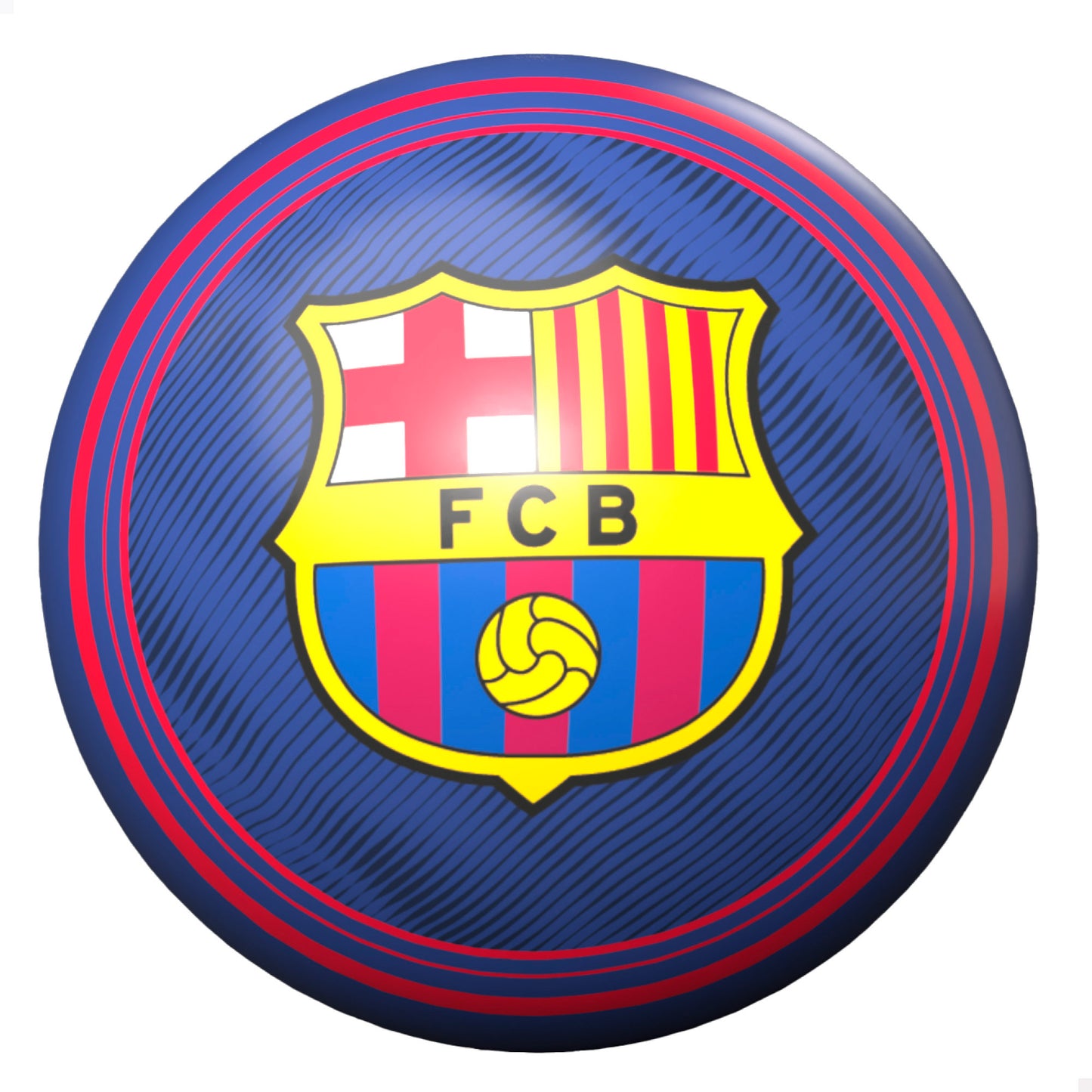 BARÇA - PELOTA PVC D23CM 120GR (HINCHADA)