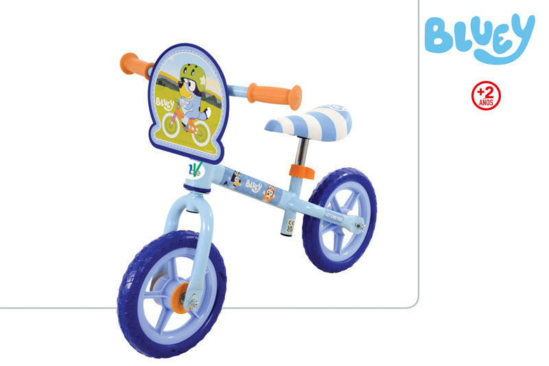 🚲💙 Bluey – Bicicleta Sin Pedales 10" (+2 años)