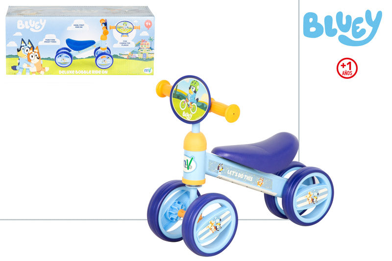 🚲💙 Bluey  Triciclo Bobble Sin Pedales (+1 año)