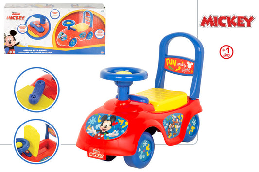 🐭🚗 Mickey Mouse  Mi Primer Correpasillos con Teléfono (+1 año)