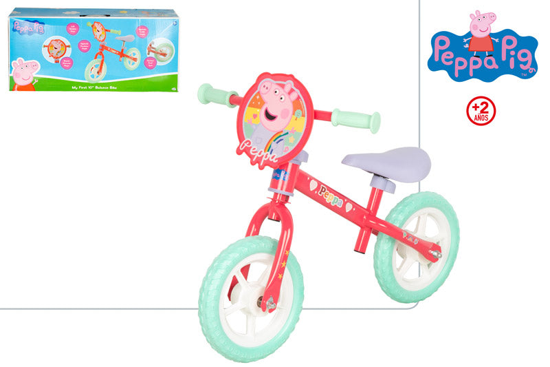 Bicicleta Sin Pedales Peppa Pig  10" +2 años (77756) Peppa Pig