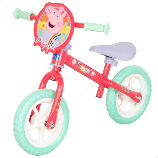 PEPPA PIG- BICICLETA SIN PEDALES 10" +2A