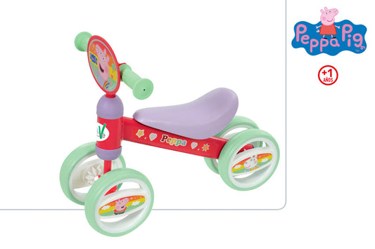 Triciclo Peppa Pig Bobble sin Pedales +1 año Peppa Pig – (77758)