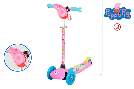 Scooter Peppa Pig Inclinable con Bolsito +3 años Peppa Pig  Mini Go!  – (77760)