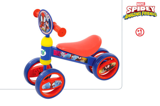 Triciclo Spidey & Friends Bobble sin Pedales +1 año Spidey & Friends – (77764)