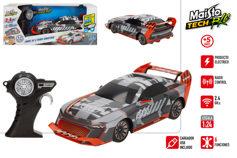 Coche RC 1:24 Audi S1 e-tron quattro 2.4GHz (USB) Maisto