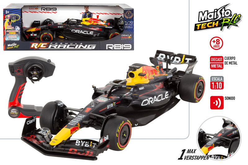 Coche RC 1:10 F1 2023 Red Bull Racing RB19 (2.4GHz + USB) Maisto