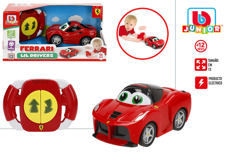 Coche Ferrari Lil Drivers 13 cm c/Conductor +12M (2 modelos) BB Junior –
