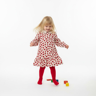 Vestido Corazones Rojo Ágatha Ruiz de la Prada 3-8 años | Siju