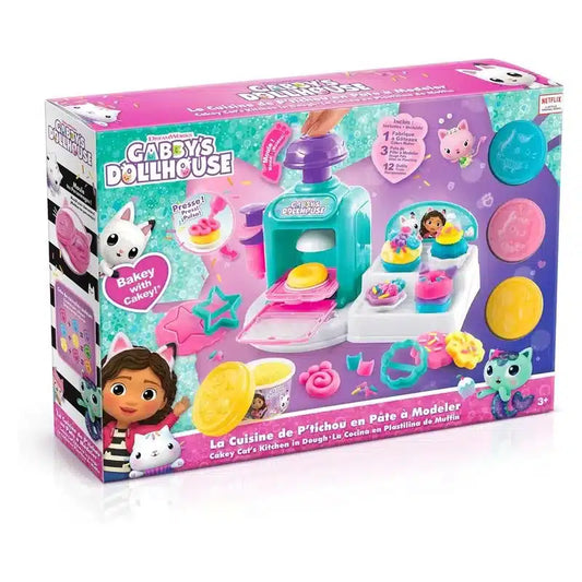 Set de Modelado Gabby’s Dollhouse Cakey Cat – Cocina de Plastilina para Niños