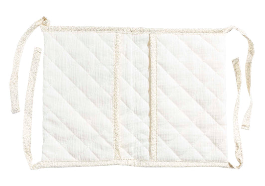 Porta pañales bebé Familia Honey acolchado estampado floral Calamaro